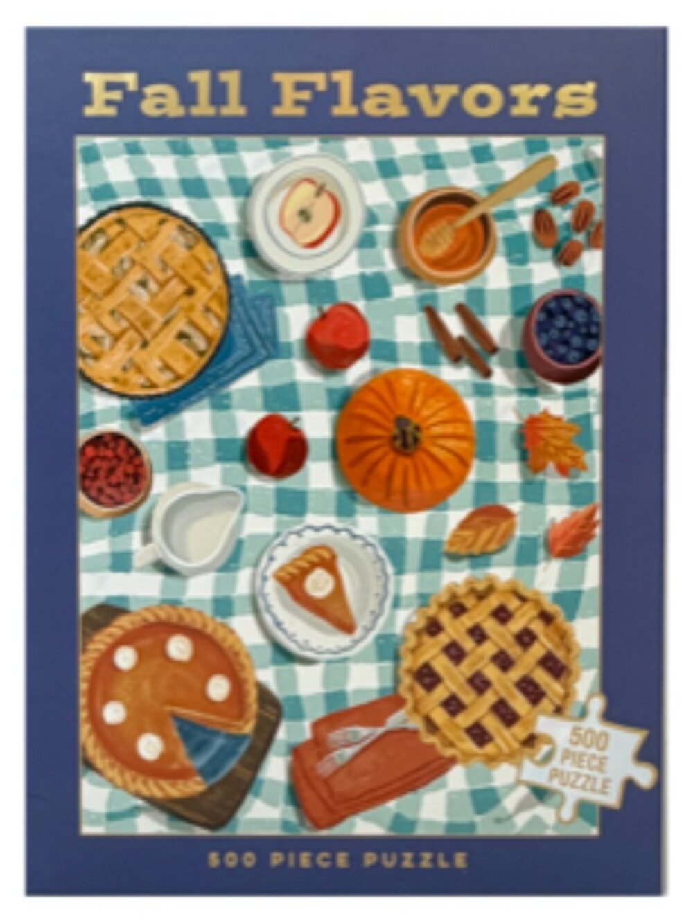 NEW Fall Flavors 500 Piece Jigsaw Puzzle Autumn Nancy McKenzie